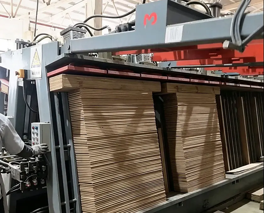 实木集成拼板成品平整板材展示